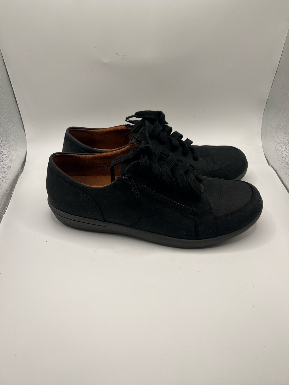Vionic Black Women's Lace-Up Sneakers